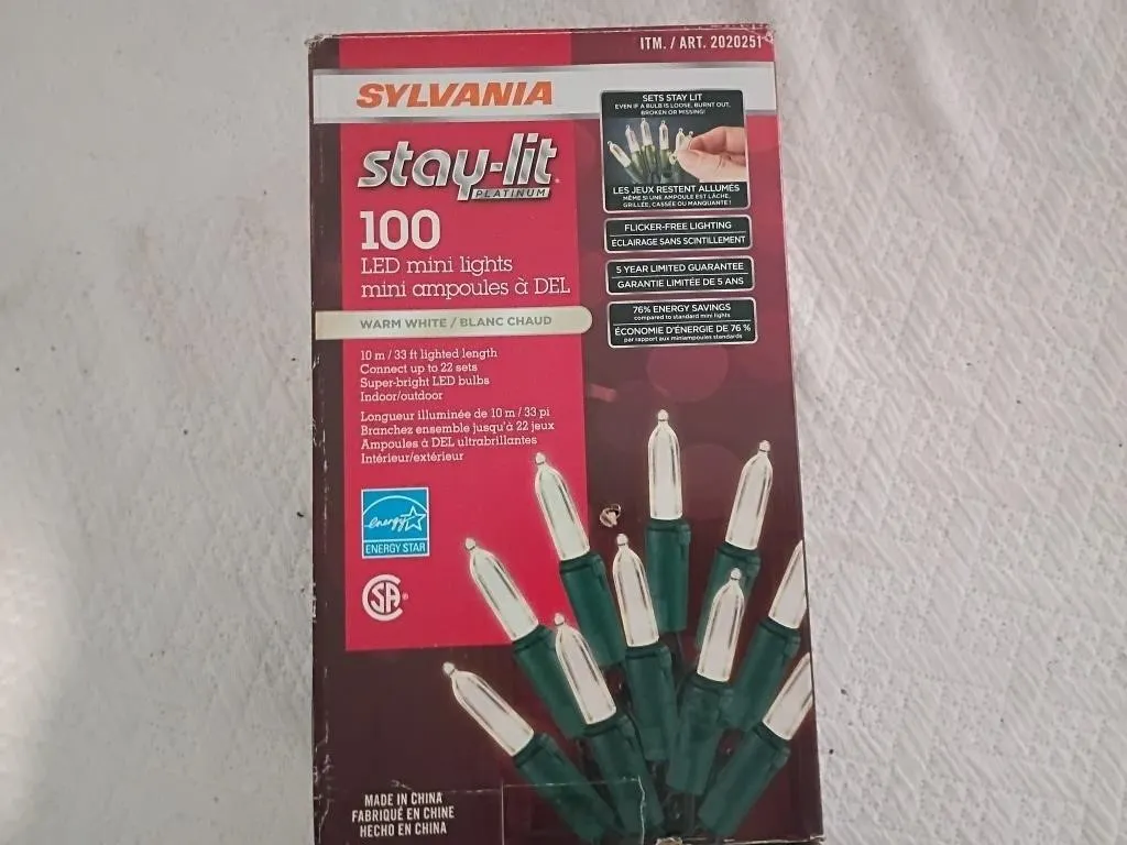 100 MINI LED CHRISTMAS LIGHTS