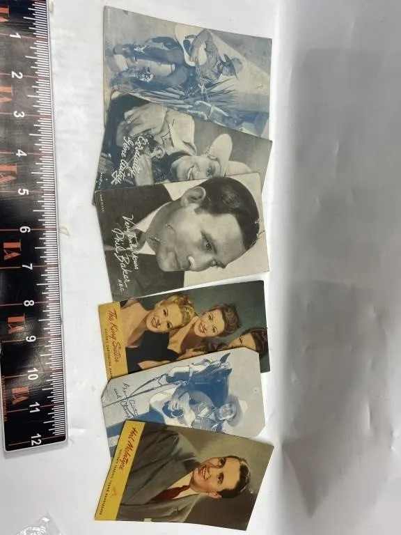 Vintage Photo Cards & Fraim Padlock with Key