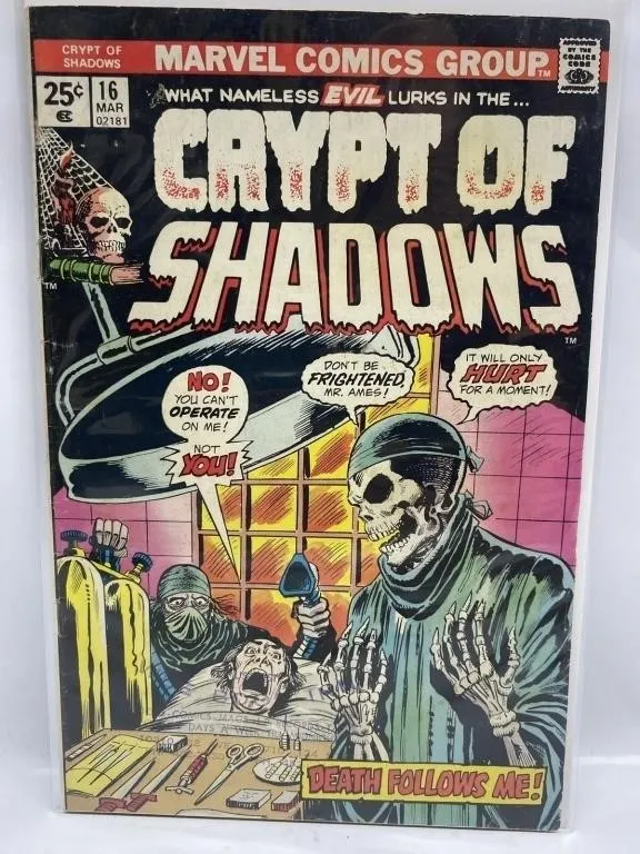 Crypt of Shadows #16 Marvel Comics (1975)