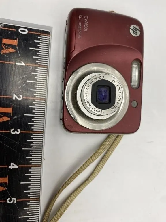 HP CW450t 12.1MP Digital Camera, Red