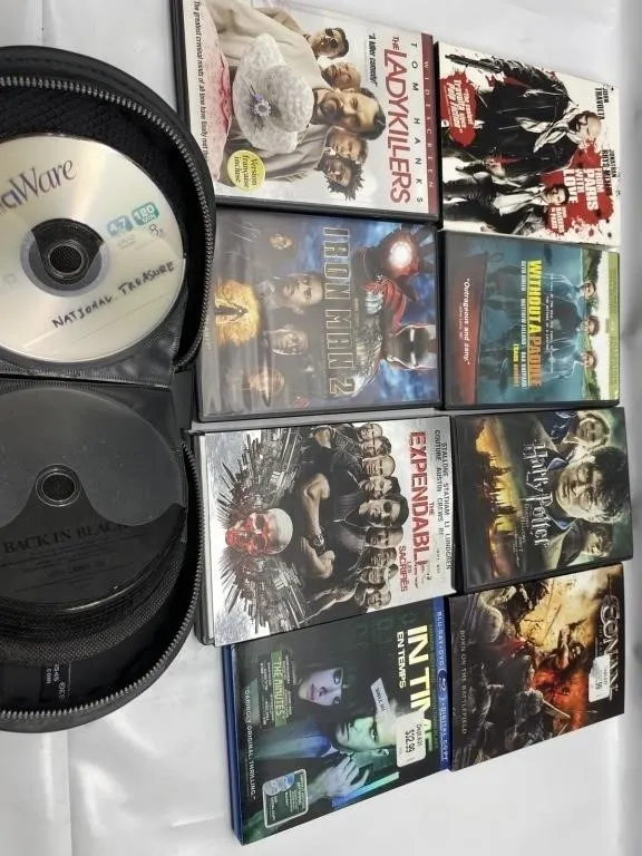 DVD/CD Movie Collection: Iron Man 2, Conan, Harry