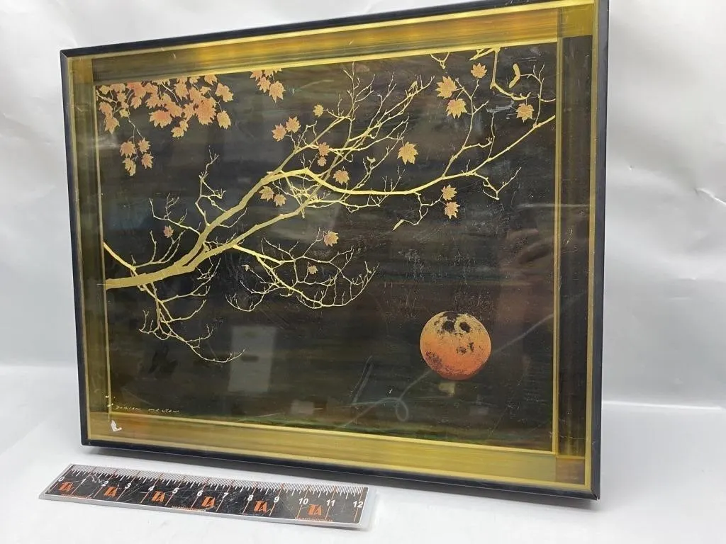 Dorian Melton "Vine Maple" Brass Etching, 1984