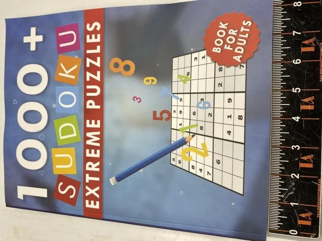 1000+ Sudoku Extreme Puzzles Book