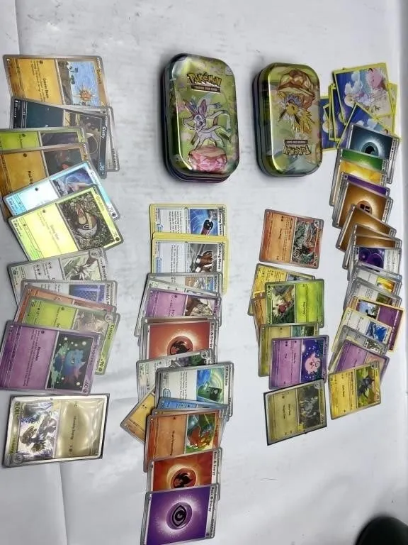 Pokémon TCG Card Lot with Collector Tins