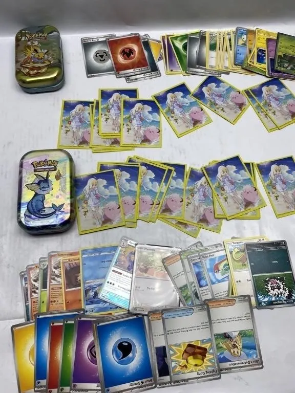 Pokémon Cards & Collector Tins Lot