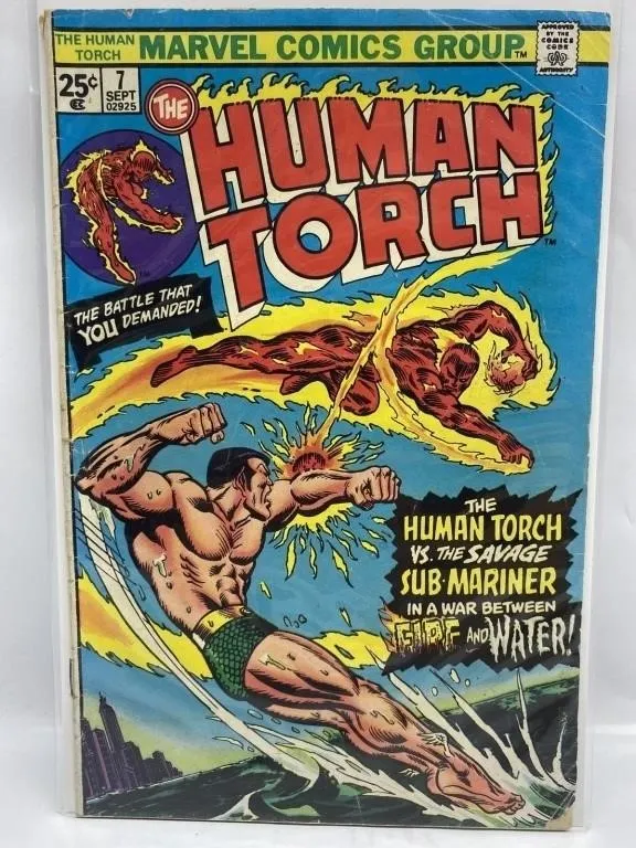 Human Torch #7 Marvel Comic (Sept)