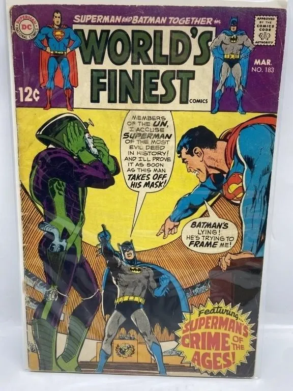 World's Finest Comics #183 (DC, Mar 1969)