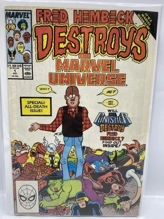Fred Hembeck Destroys the Marvel Universe comic