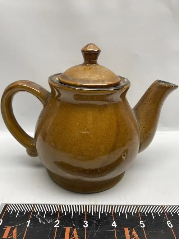 Brown Glazed Teapot