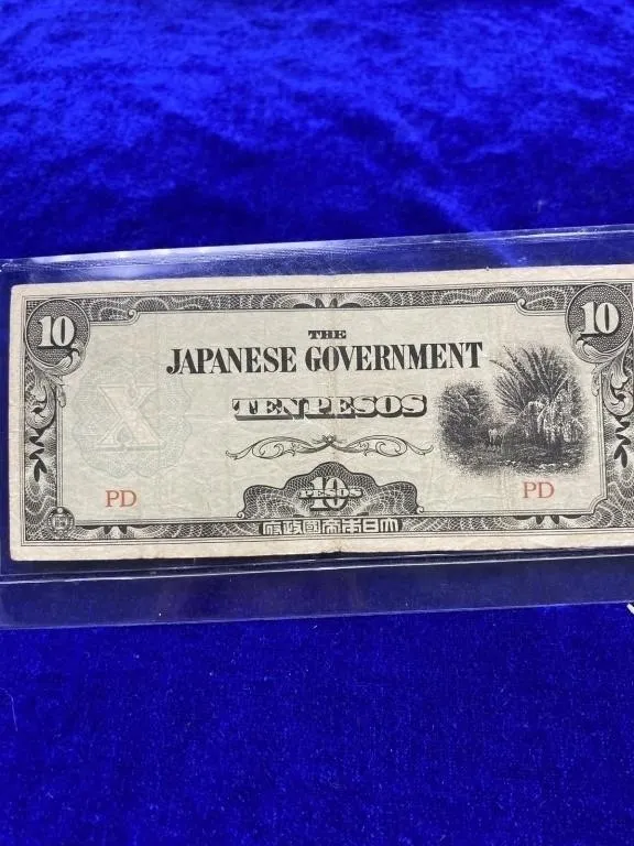 Japanese Government 10 Pesos Note (WWII