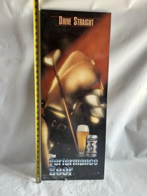 Labatt 5 'Performance Beer' Golf Advertising Tin