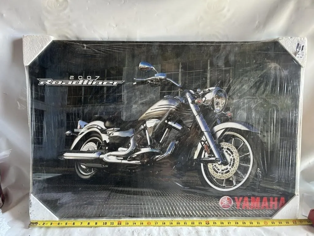 Yamaha 2007 Roadliner Motorcycle Poster/Print, New