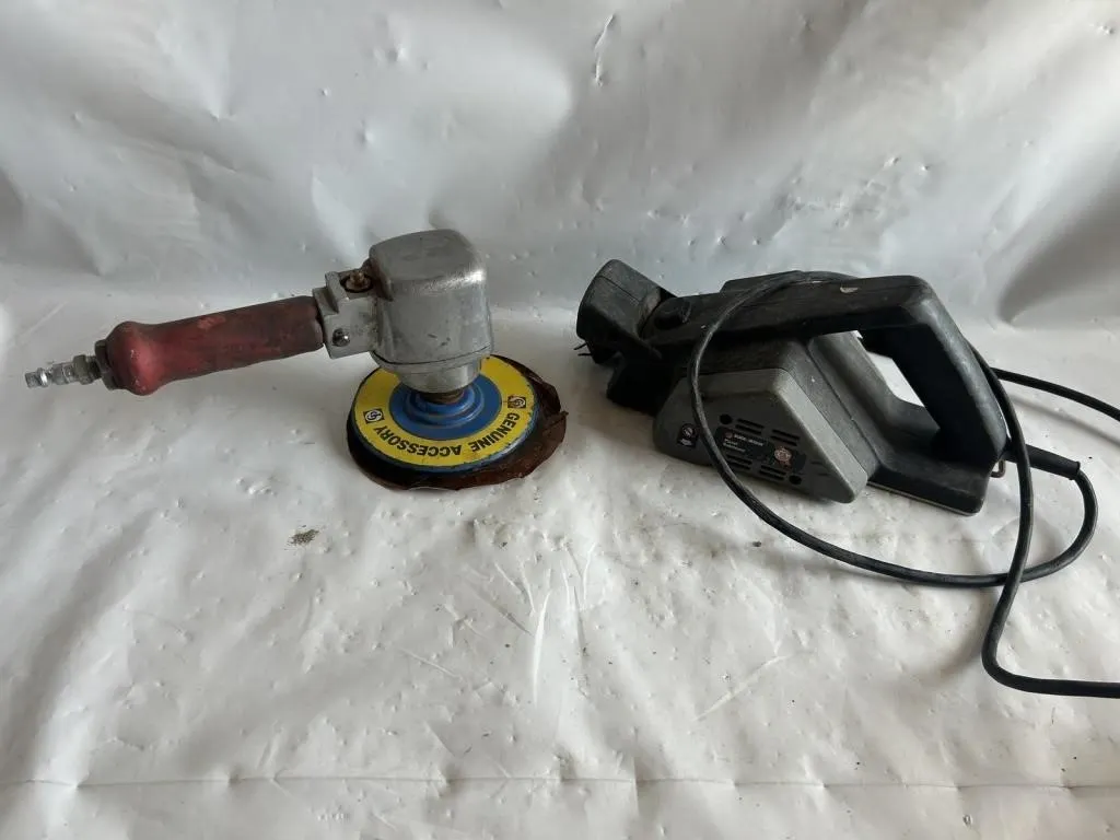 Air Sander & Black & Decker Electric Planer