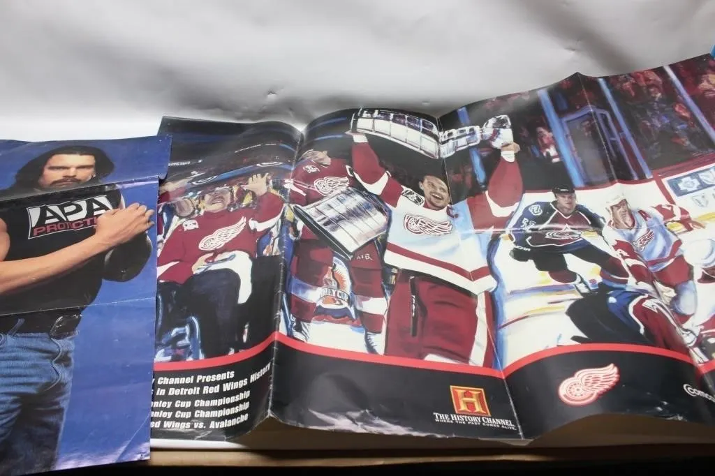 Red Wings Poster & APA Protection Wrestling Poster
