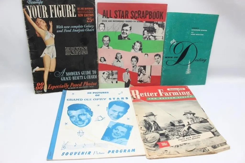 Vintage Booklets: Movie Stars, Farming, Beauty