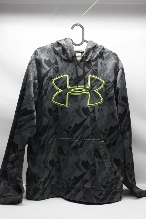 Under Armour Storm Hoodie, Grey Camo, Size M