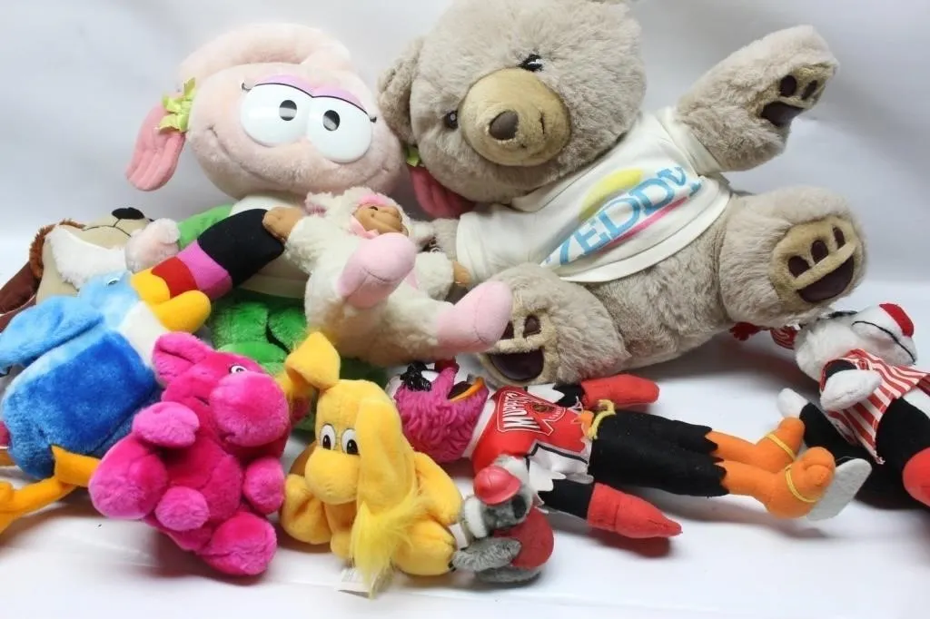 Plush Toy Lot: Zeddy, Snorks & Muppets