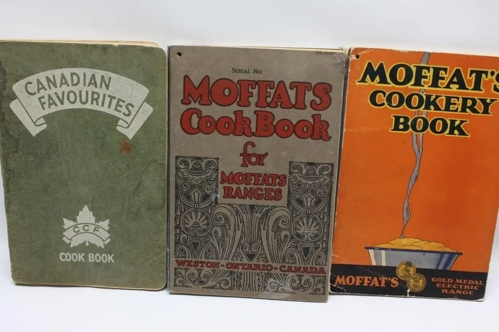 Vintage Moffat's & Canadian Favourites Cook Books