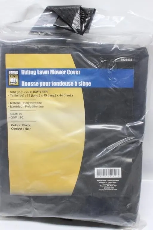 PowerFist Riding Lawn Mower Cover, 72L x 45W x 44H