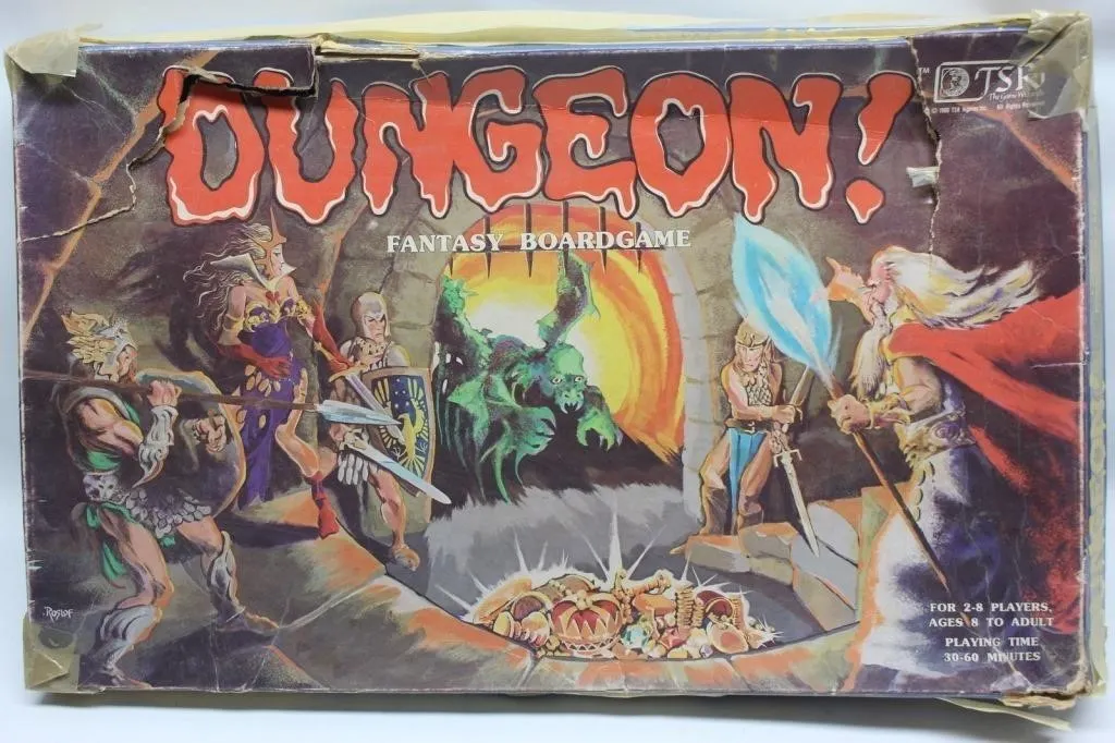Dungeon! Fantasy Boardgame by TSR (1980)