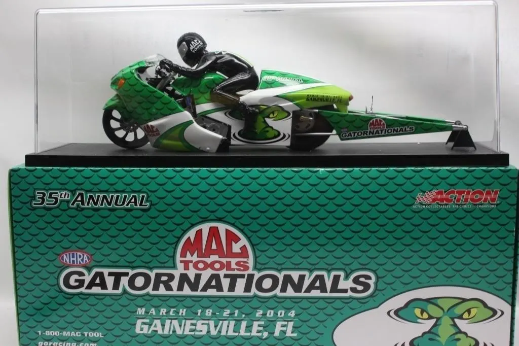 Action 1:24 Mac Tools Gatornationals Drag Bike