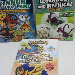 Pokémon Scholastic Guidebooks & Comic Book Lot