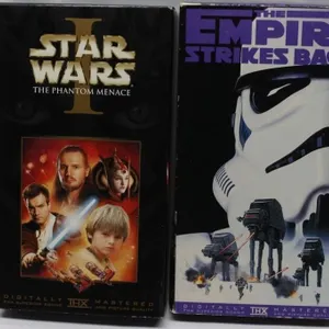 Star Wars VHS Lot: Phantom Menace & Empire