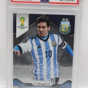 2014 Panini Prizm World Cup Lionel Messi #12 PSA 9