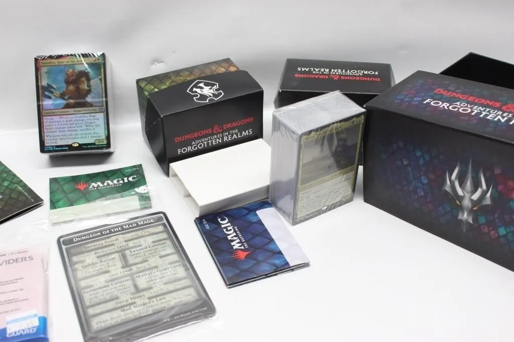 MTG Forgotten Realms Commander Deck Box Lot