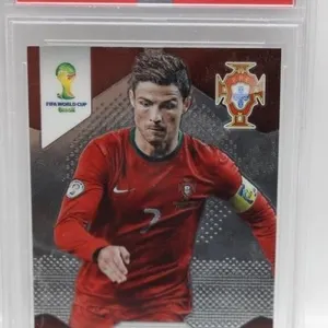 2014 Panini Prizm Cristiano Ronaldo World Cup PSA