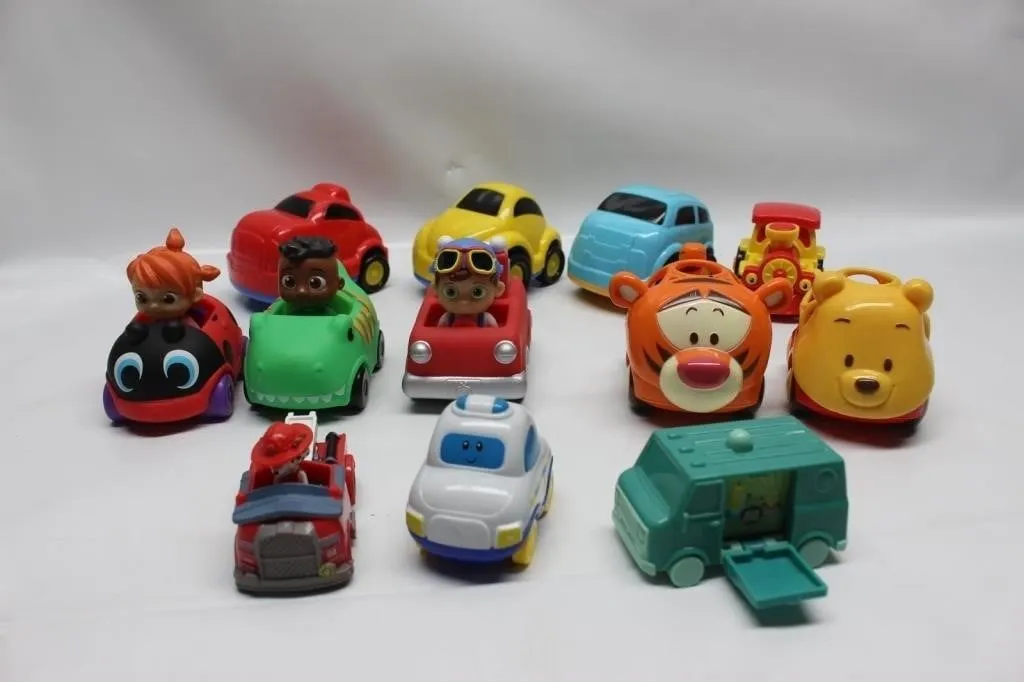 Lot of Disney/character toy cars and figures