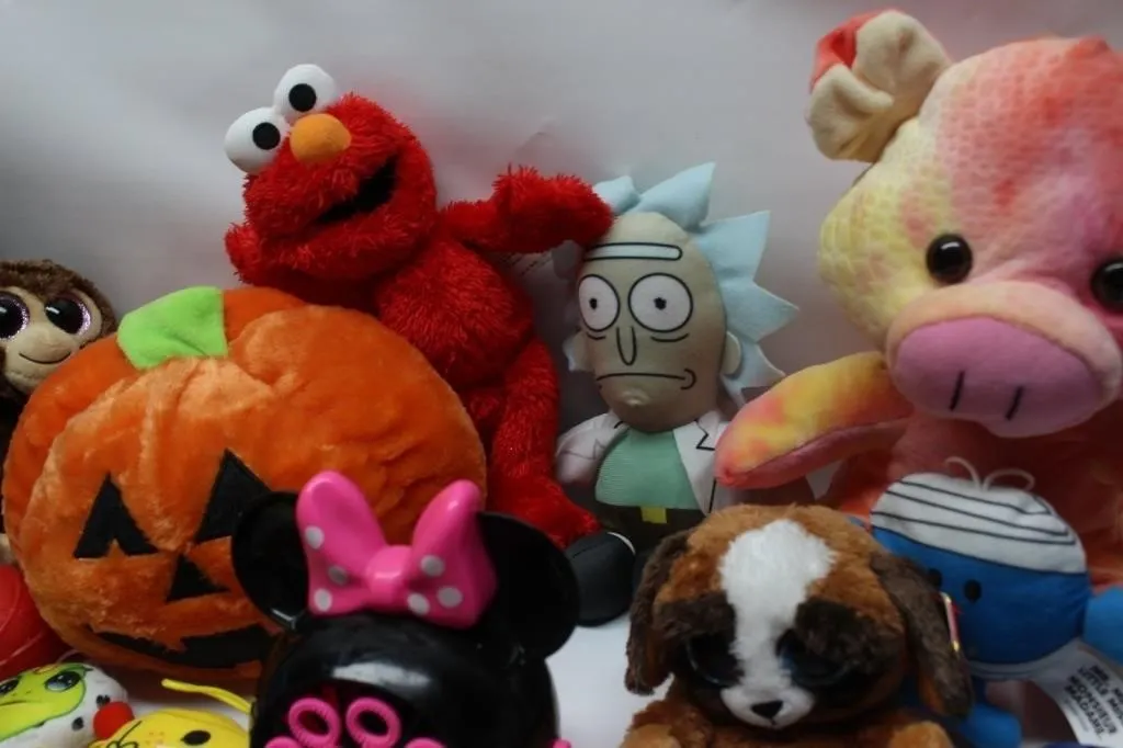 Plush Toys & Board Books Lot