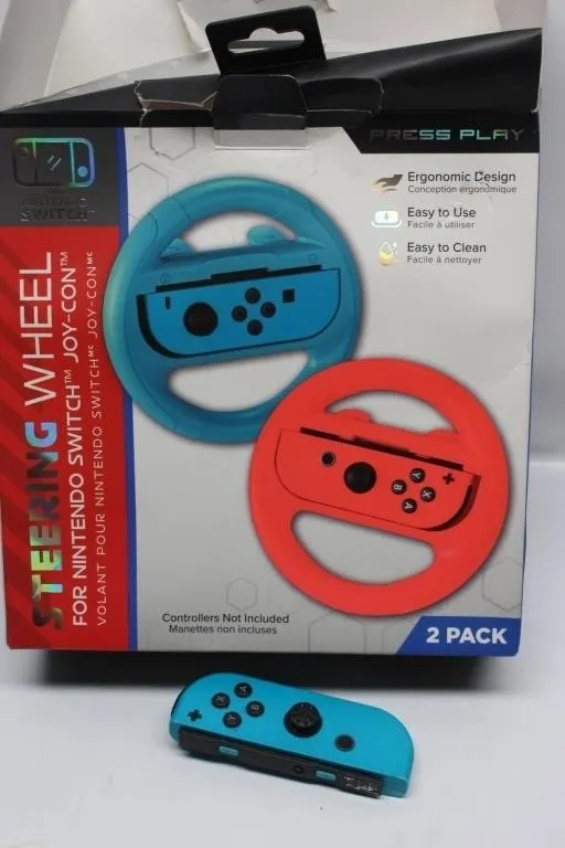 Press Play Steering Wheel for Nintendo Switch