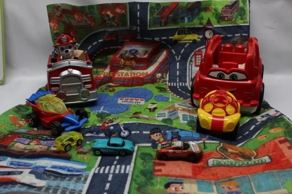Paw Patrol Fire Truck & Toy Cars Set