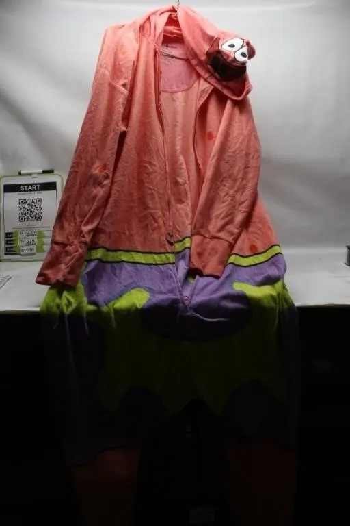SpongeBob Patrick Star Hooded Costume Onesie
