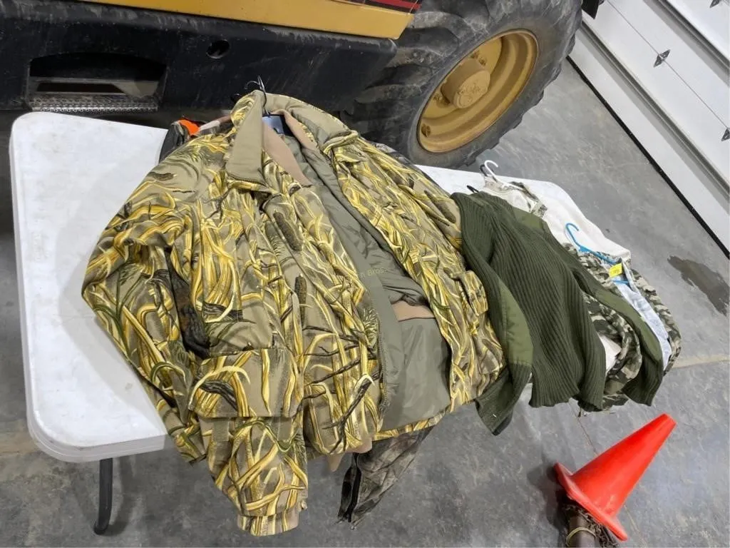 Camo & Blaze Orange Jackets