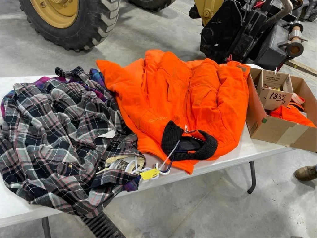 Blaze Orange Jacket, Flannels, Wool Socks etc