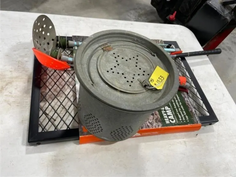 Minnow Can, Camp Grill & Ice Fishing
