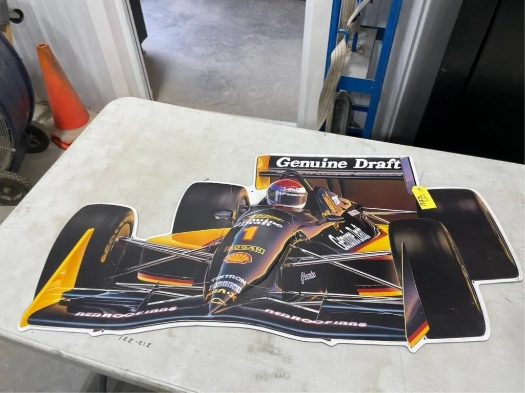 Genuine Draft Racing Metal Sign