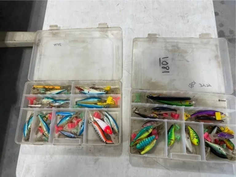 (2) Organizers w/Fishing Tackle