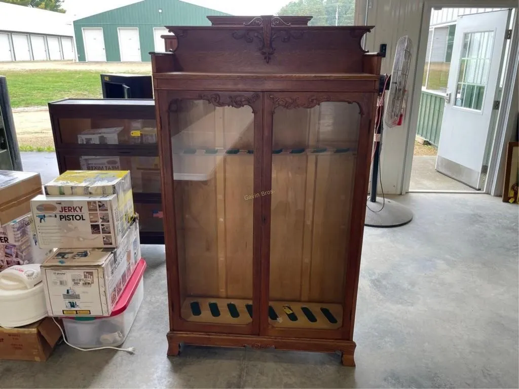 Wood Gun Cabinet