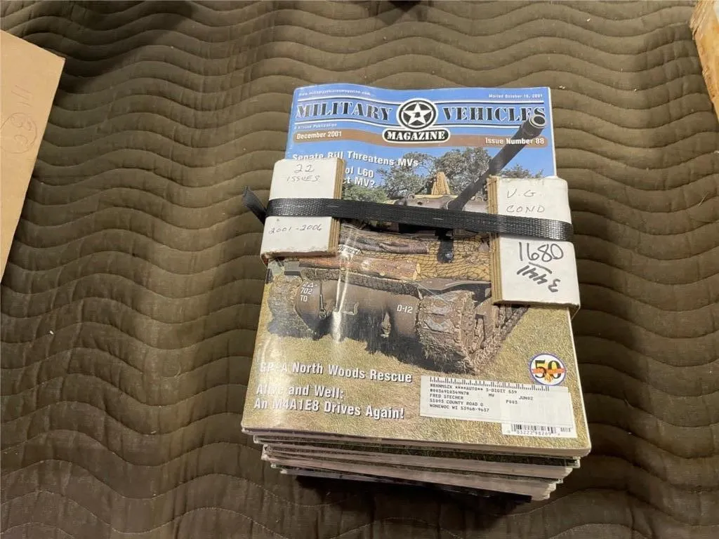 Military Vehicles Magazines 2001-2006
