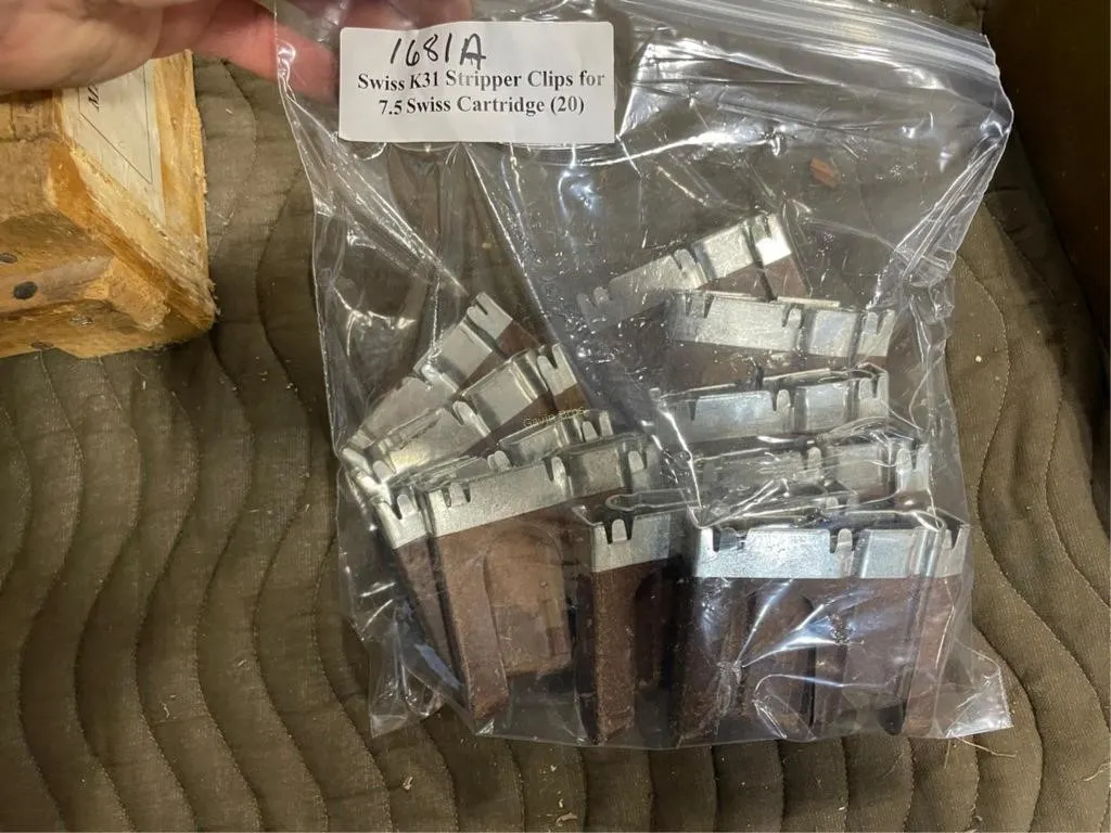 (20) Swiss K31 Stripper Clips