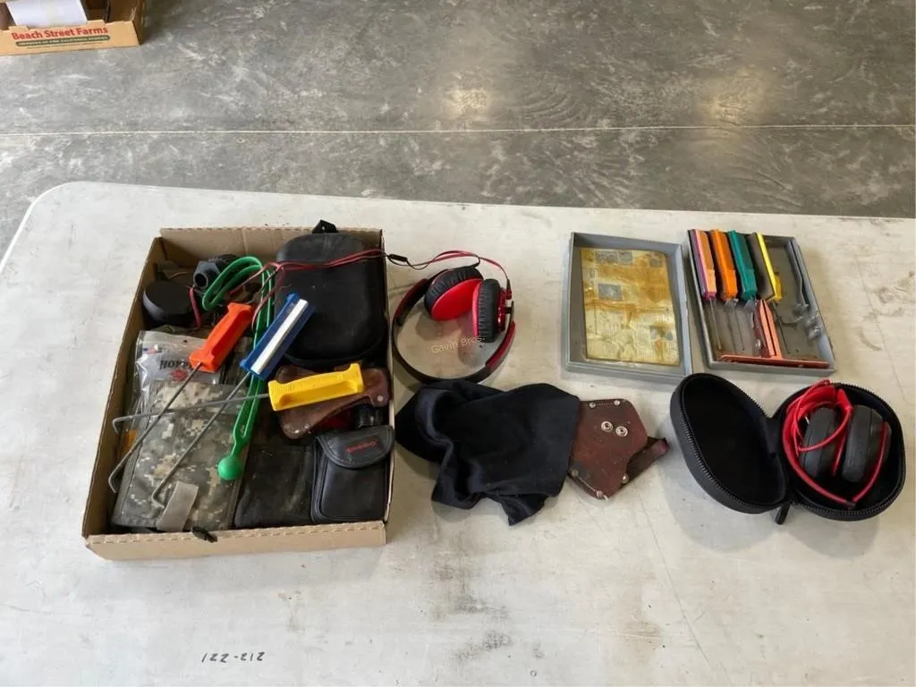 Knife Sharpening Tools, Head Phones & other