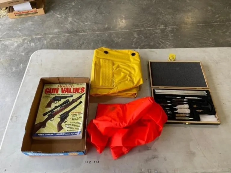 Cleaning Kit, Gun Book & other