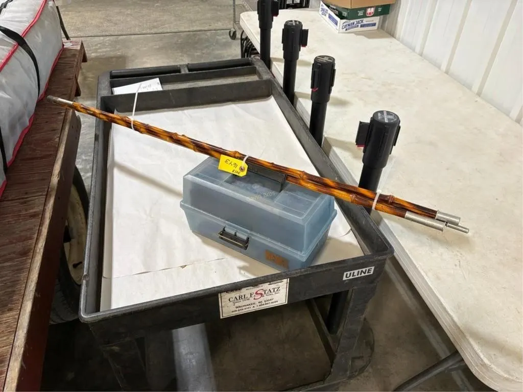 Bamboo Pole & Tacklebox w/tackle
