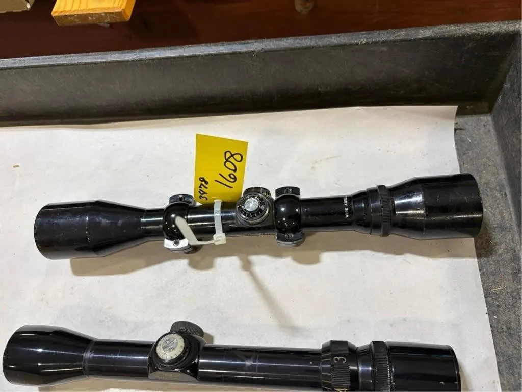 (2) Bushnell Scopes, Range Finder & mounts