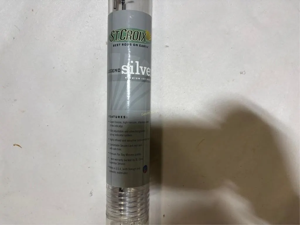 St Croix Legend Silver Ice Fishing Pole