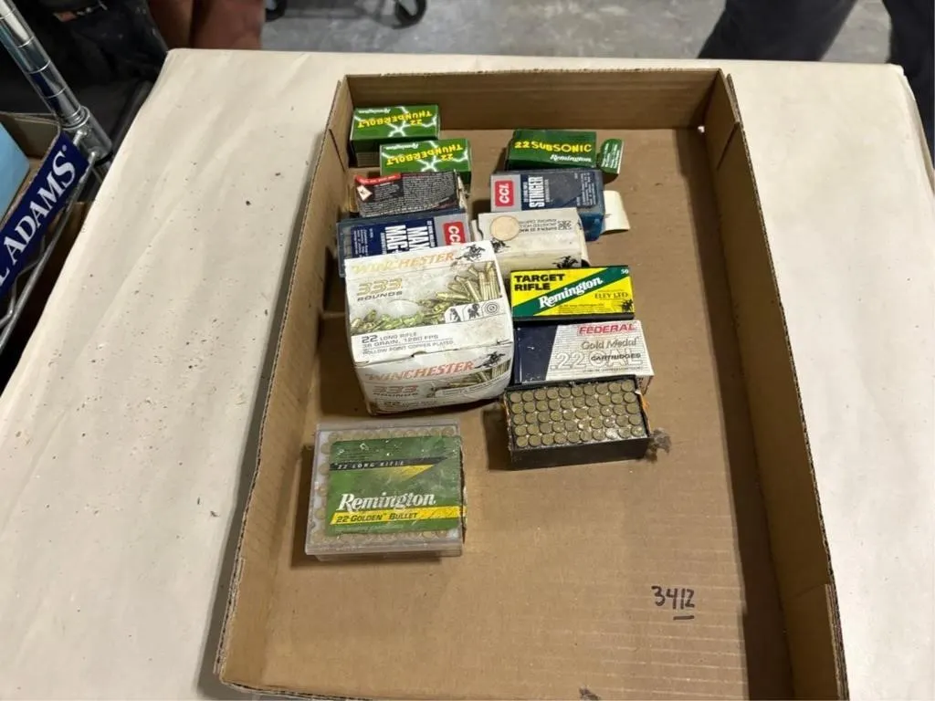 Flat of 22cal ammo