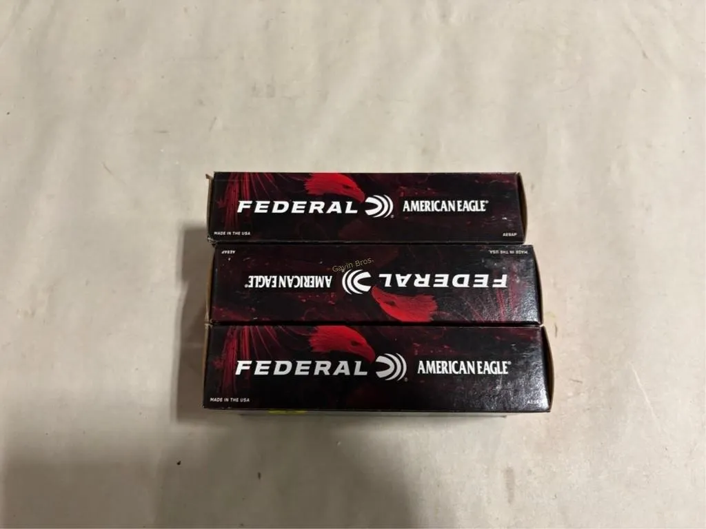 150rds Federal 9mm Luger Ammo